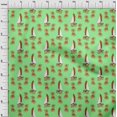 thumbnail image 4 of oneOone Velvet Light Green Fabric Beach Sewing Material Print Fabric By The Yard 58 Inch Wide, 4 of 4