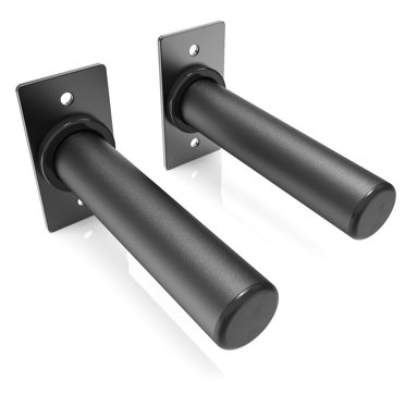 Synergee Chevilles de Rangement pour Plaques de Poids. Rangement Mural, Support de Poids à Ouverture de 2 Pouces. Capacité de 275 Lb. Étagère de Rangement pour Gym. Double Chevillère.