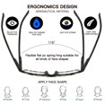 thumbnail image 5 of Milch cow Reading Glasses Blue Light Blocking for Women Men Spring Hinge Computer Cheaters Magnification Eyeglasses Readers +3.50, 5 of 5