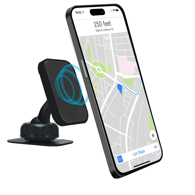 Premier Stick on Magnetic Phone Mount for all Car Dashboards