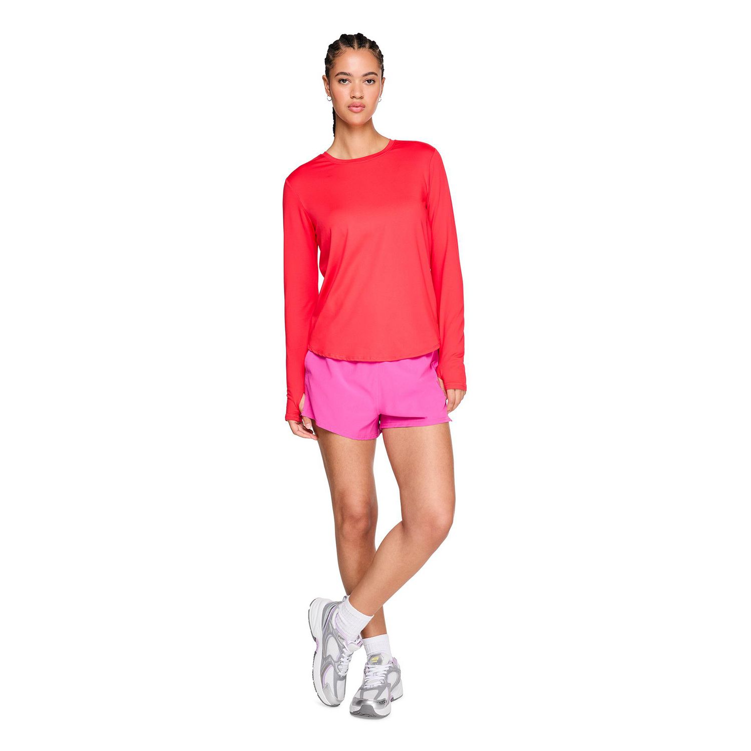 T-shirt à manches longues Athletic Works pour femmes