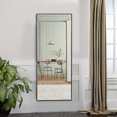 thumbnail image 2 of NeuType Full Length Mirror Floor Rectangle Black 51"x16", 2 of 9