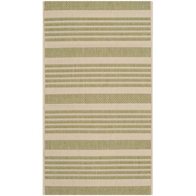 Safavieh Courtyard Beige Indoor Outdoor Rug - 2' x 3'7"