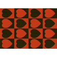 thumbnail image 1 of Ahgly Company Tapis Rectangulaire Lavable en Machine Intérieur Transitionnel Rouge Brun, 7 Pieds x 10 Pieds, 1 of 7