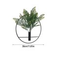 thumbnail image 3 of Yhmxh 1Pcs Wall Plant Decor Round Artificial Plants With Metal Round Hanging Hoop For Decor wall hanging, 3 of 8