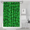 thumbnail image 1 of Ensemble de Rideau de Douche avec Doublure à Boutons-Pression, Feuille de Trèfle Chanceux Irlandais Vacances (1) Rideaux de Douche Doublure de Douche Réutilisable, Rideaux de Salle de Bain en Polyester Décoratifs, 72x72 Pouces, 1 of 4