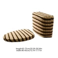 thumbnail image 3 of Prix Réduit, Housse de Toilette Séparée, Housse en Tissu Élastique pour Modèles à Réservoir Haut, Housse de Toilette Universelle Toutes Saisons pour la Maison, / 100 % Polyester, Coffee-101 $BS$3, 3 of 9