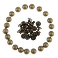 thumbnail image 3 of 20 Pcs Pointes Cloutées à Rivets en Forme de Dôme Champignon pour Rivets Accessoires d'Artisanat en Cuir Sac d'Artisanat en Cuir 8 mm bronze, 3 of 9