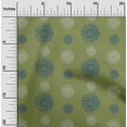 thumbnail image 1 of oneOone Viscose Chiffon Fabric Spiral & Floral Block Printed Craft Fabric BTY 42 Inch Wide, 1 of 4