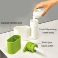 thumbnail image 3 of Sink Caddy Set, Dishwashing Organizer with Integrated Storage Tray, Easy-push Pump Head, and Ergonomic Design for Seamless Cleaning in Kitchen and Bathroom, 3 of 5
