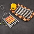 thumbnail image 4 of Hot Dog Roller Stainless Steel for Outdoor Grilling Manual Operation and Even Heating Compact and Portable, 4 of 4