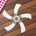thumbnail image 4 of Shisuyan 18 Inch Plastic Fan 5 Leaves Blades Replacement Standing Universal Electric Leaf For Pedestal Fan Table Grey, 4 of 8