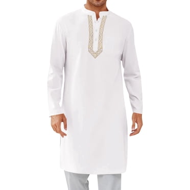 UANWENN Caftan pour Hommes à Boutons Chemises Décontractées Robe à Manches Longues Chemise en Lin Grande Taille et Taille Forte Combinaison à Capuche Courte Ample pour Hommes Chemises pour Hommes de Grande Taille Chemises Décontractées à Manches Courtes Unies Paquet Flanelle