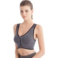 thumbnail image 1 of maskred Polyester Made Sports Bra Breathable And Fine Stitching For Comfortable Fit Wide Application Bra Top grey S, 1 of 1