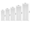 thumbnail image 3 of Festnight 2PCS 175*140cm Solid Color Curtains Polyester Fiber Grommet Filtering Casual Textured Curtains for Bedroom Living Room, 3 of 7