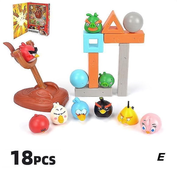 E angry bird slingshot toy interaction catapults building blocks set children z53806