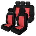thumbnail image 2 of Universal Fit Car Seat Cover – Full Set of Automotive Seat Covers, Diamond Stitched Flat Cloth Cloth Seat Protector for Cars, Trucks, SUVs and Vans, Washable Seat Cover, 2 of 7