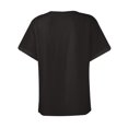 thumbnail image 4 of Dealovy Womesn Tops Summer Casual V Neck Buttons T-Shirts Short Sleeve Solid Color Loose Fitted Tees, 4 of 7
