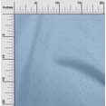 thumbnail image 2 of oneOone Georgette Viscose Grayish Blue Fabric Abstract Small Leaf Craft Projects Decor Fabric Printed By The Yard 42 Inch Wide, 2 of 4