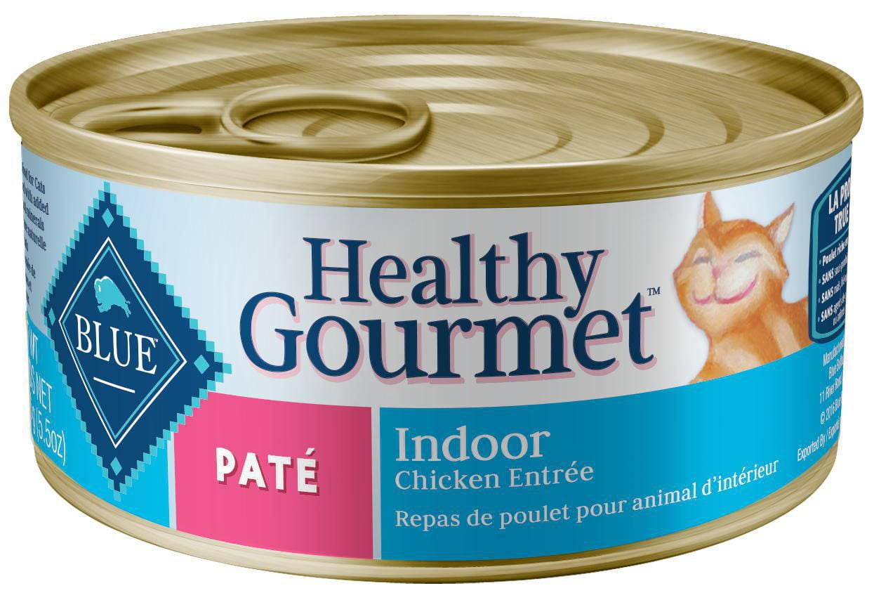 BLUE Healthy Gourmet Paté Indoor Chicken Entrée Wet Cat Food
