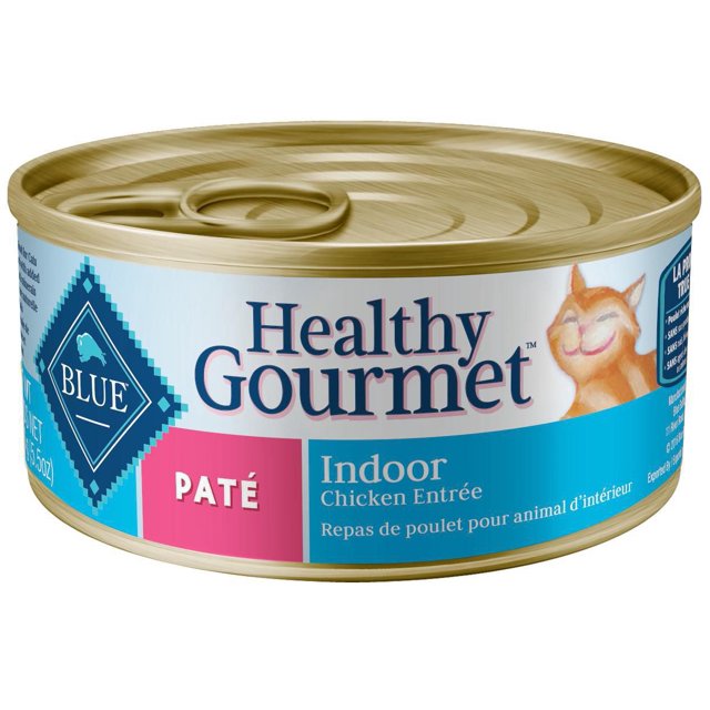 BLUE Healthy Gourmet Paté Indoor Chicken Entrée Wet Cat Food