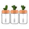 thumbnail image 2 of EGNMCR Closet Organizers and Storage, Organization and Storage, Storage Bins Kitchen Transparent Seasoning Jar Sealed Proof Quantitative Seasoning Jar Chicken Large Opening Glass Jar Glass spice jars, 2 of 6