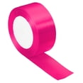 thumbnail image 1 of Unique Bargains 1.5" Wide 24 Yards Satin Ribbon Single Side Craft Roll Wrap Decoration Rose Red, 1 of 6