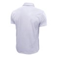thumbnail image 4 of KIHOUT Chemises d'Été pour Hommes, T-Shirt à Manches Courtes Uni Décontracté Mode à Col Rabattu, Chandail à Boutons, Blouse T-Shirt Blanche G, 4 of 4