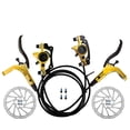 thumbnail image 2 of Hydraulic Disc Brake Set Modification Professional Bikes Accessories Bicycle Parts Cycling Accessories Braking Kit Modified Part Golden Double Sides/Discs, 2 of 9