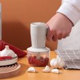 thumbnail image 5 of Iumwxz hand mixer Two-in- Wireless Cooking Machine Small USB Charging Hand-held Beater Garlic Minced Meat Auxiliary Food kitchen tools White Plastic Rollback, 5 of 5