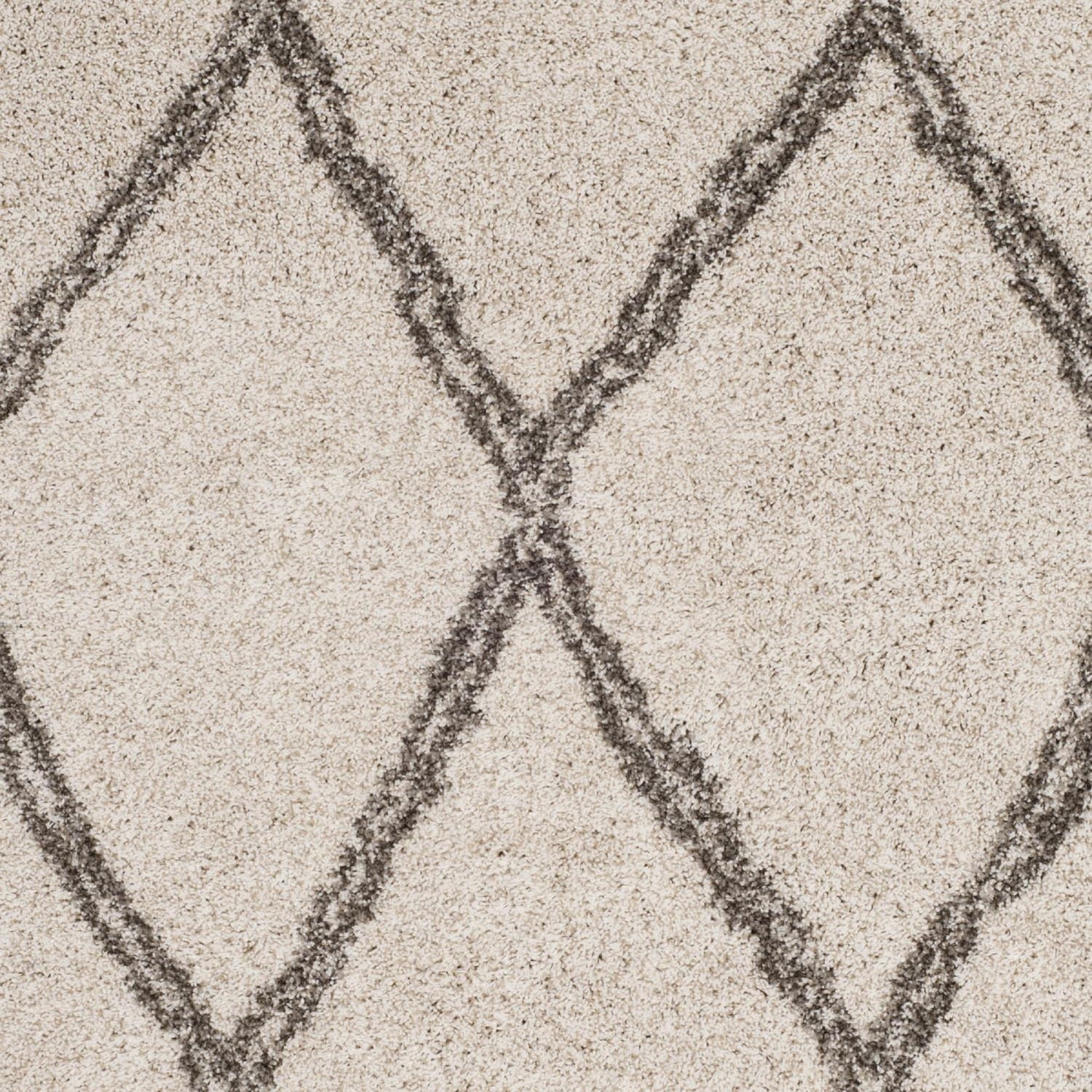 SAFAVIEH Hudson Adella Geometric Diamonds Shag Area Rug