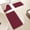 Wine, variant on Non-Slip Absorbent Bathroom Door Mat Set - Polyester with Rubber Backing, Modern Style for Bathroom and Bedroom Use