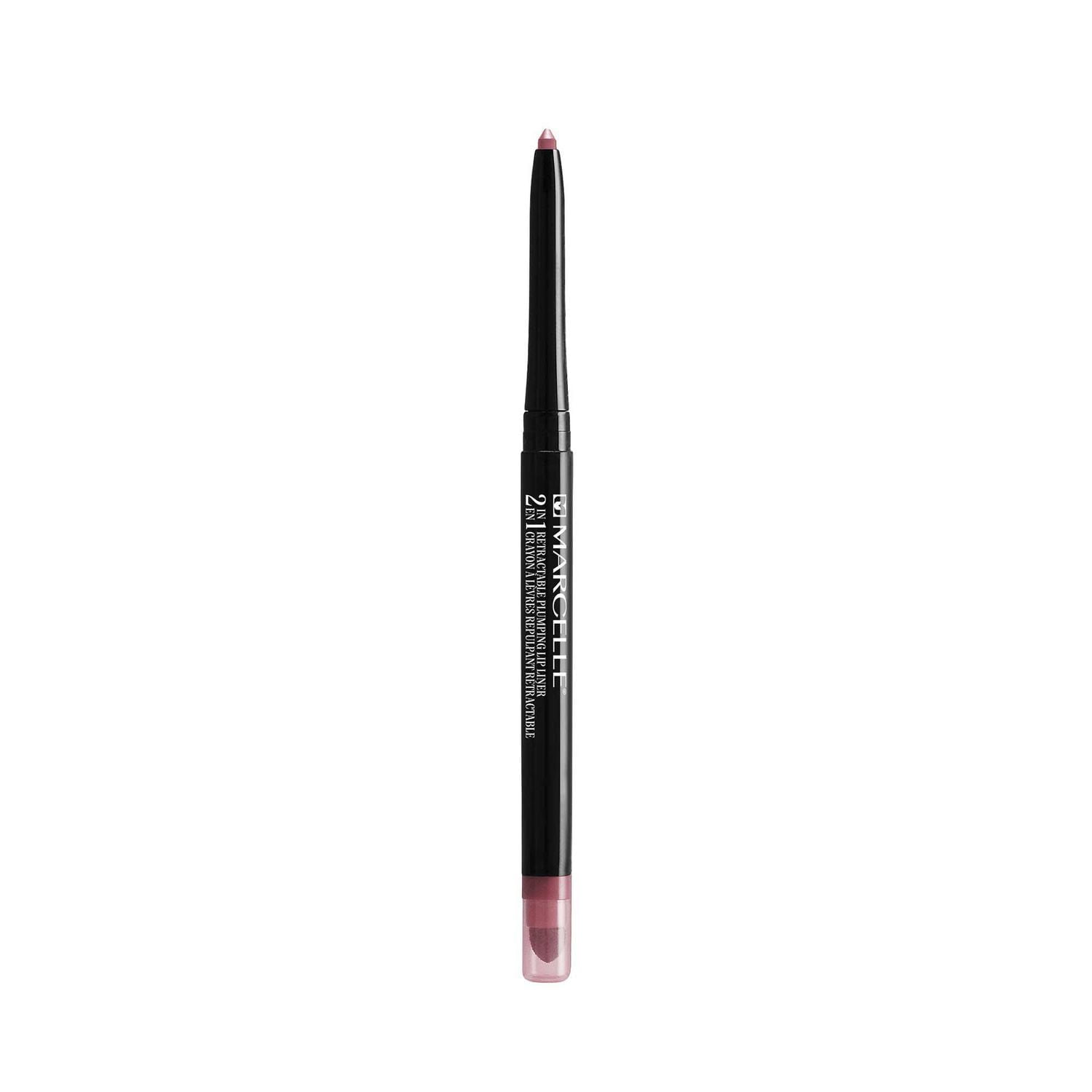 Marcelle Crayon à lèvres repulpant rétractable 2 en 1, Rose doux