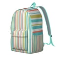 thumbnail image 4 of Colorful Abstract Art Backpack, Fashionable School Bag with Psychedelic Tie Dye Pattern, Rainbow Gradient, and Graffiti Pop Art Vibe, 4 of 5