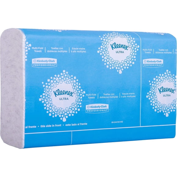 Kleenex Essuie-Tout Reveal, 8 Pouces x 9.40 Pouces, Blanc 16 par Carton