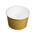 thumbnail image 1 of 12oz PLA ( Kraft ) Paper Soup Bowl ( 100% Compostable ) 500 unit/ Pack, 1 of 5