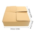 thumbnail image 2 of Corrugated Paper Box Divided Packing Box Multi-function Shipping Box Wine Box for Moving, 2 of 8