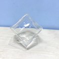 thumbnail image 4 of Refillable Glass Liquid Candle Clear Handcraft Smokeless for Wedding Decoration Cubic, 4 of 8