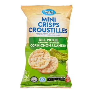 Great Value Dill Pickle Arômes Mini Crisps