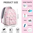 thumbnail image 3 of Boho Dog Aesthetic School Bag with Hand-Drawn Dog Graphics, Ethnic Patterns, and Floral Designs, Spacious and Trendy, 3 of 3