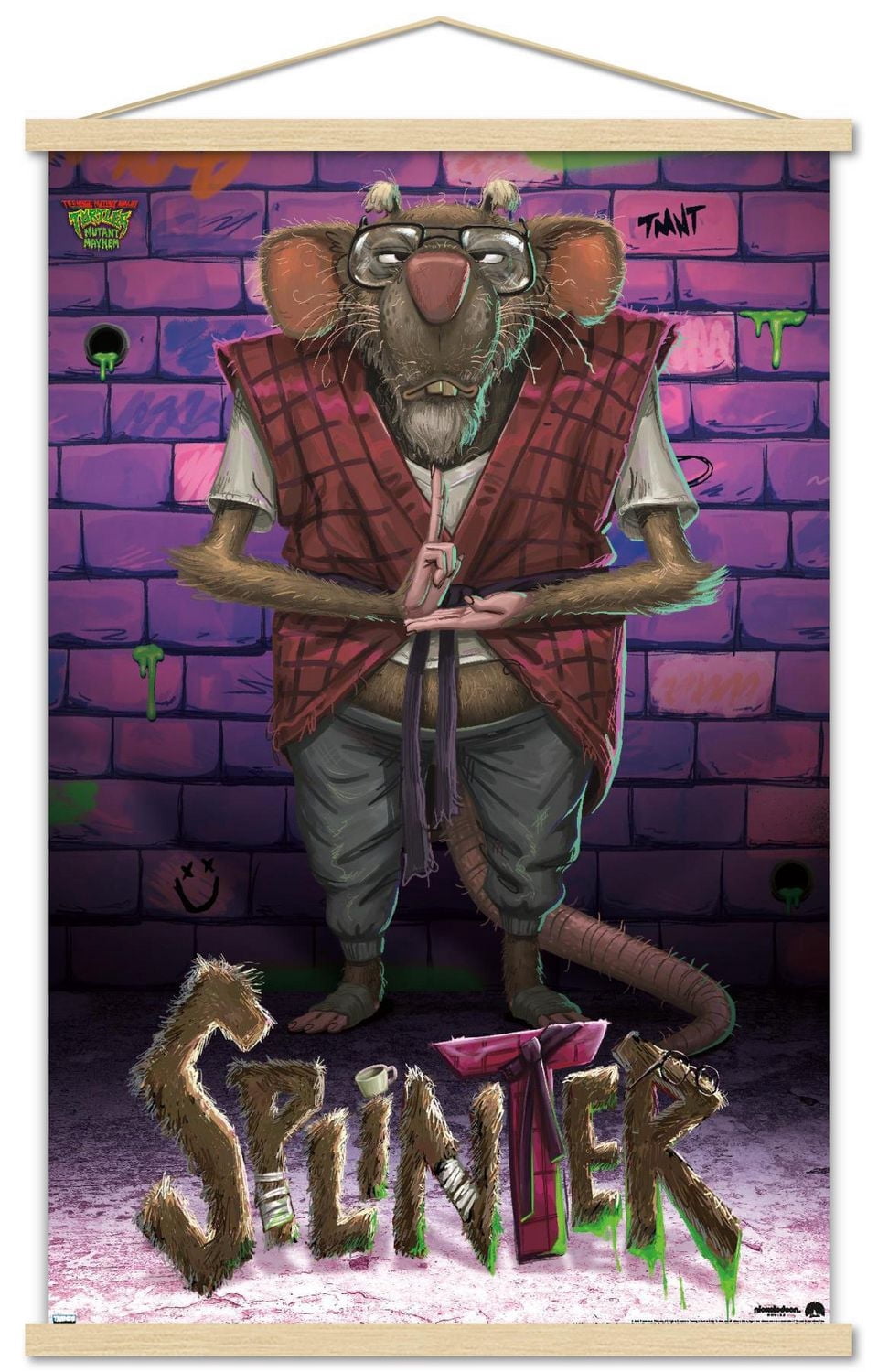 Teenage Mutant Ninja Turtles: Mutant Mayhem - Splinter Wall Poster, 22.375" x 34"