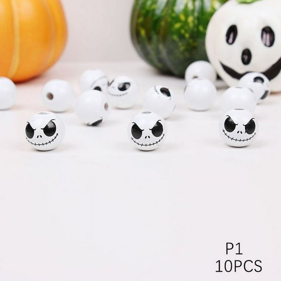10PCS Halloween Mixed Beads for Halloween DIY Craft Home Decoration Supplies