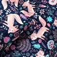 thumbnail image 3 of Lush Decor Pixie Fox 3 Piece Quilt Set, Twin, Navy & Pink, 3 of 4