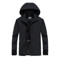 thumbnail image 1 of Windproof Jacket men Fashion Zipper Casual Windproof Waterproof Loose Outwear Jacket Coat, 1 of 9