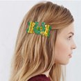 thumbnail image 4 of St. Patrick's Day - Themed Irish Green Bow Hair Clip for Festive Hair Styling, 4 of 4