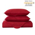 thumbnail image 4 of JML 3 Pieces Quilt Set, Soft Lightweight Microfiber Bedspread, Burgundy, Queen, 4 of 6