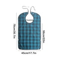 thumbnail image 3 of Meitianfacai Elderly Tethered Bib Bib Tabon Adult Adult Rice Bib Bib Tethered, Blue, 3 of 6