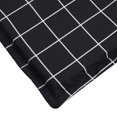 thumbnail image 5 of vidaXL Sun Lounger Cushion Black Check Pattern Oxford Fabric, 5 of 5