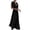 N-Black-1, variant on 2025 Women Wrap V Neck Short Dresses formal Ruffle Sleeve Tiered Midi Wedding Dress with Sleeves Dress Tie Waist A Teenager Dress formal Wear Line Long Party