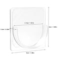 thumbnail image 3 of Meitianfacai Shower Rod Holder, Tension Curtain Rod Bracket No Drilling, Adhesive Shower Rod Retainer Shower Curtain Rod Holder | Shower Curtain Rod not Included Transparent(Clear), 3 of 6